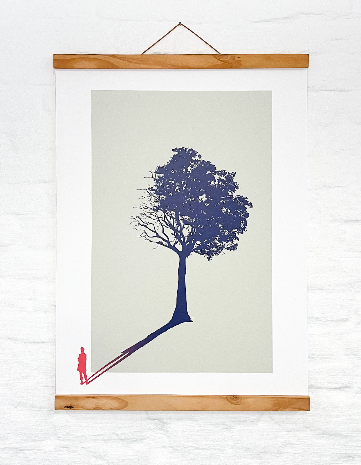 Magnetic frame - Pitch pine