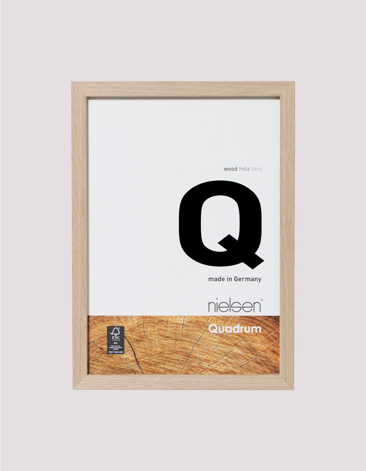 Quadrum ramme - egetræ