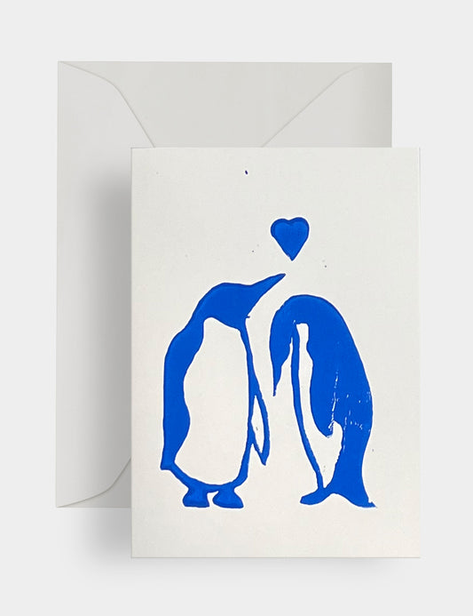Penguin - Linoleum print