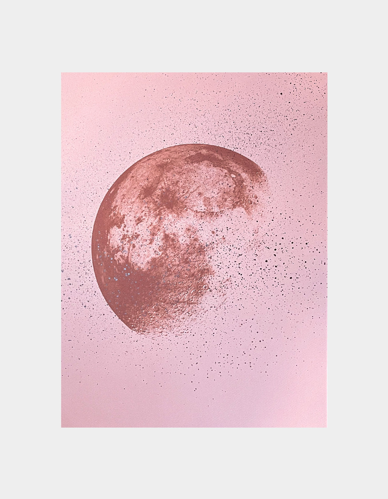 Moon - unika - 30x40cm